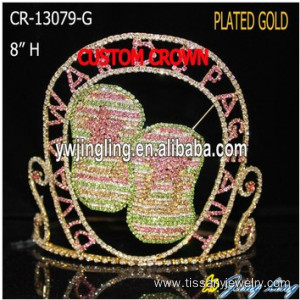 Wholesale Custom Shoes Rhinestone Slipper Pageant Crowns